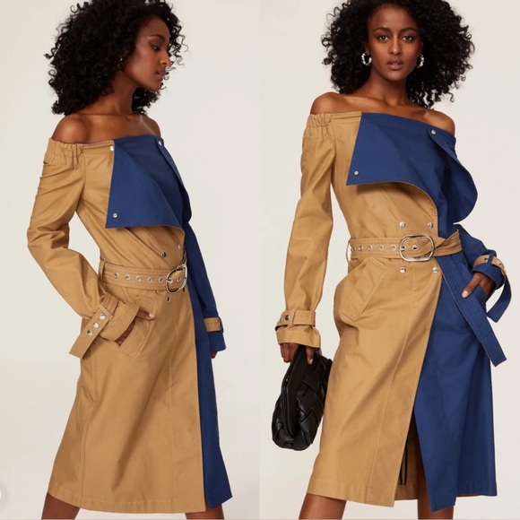 Thebe Magugu Trench Dress - Picture 1 of 7